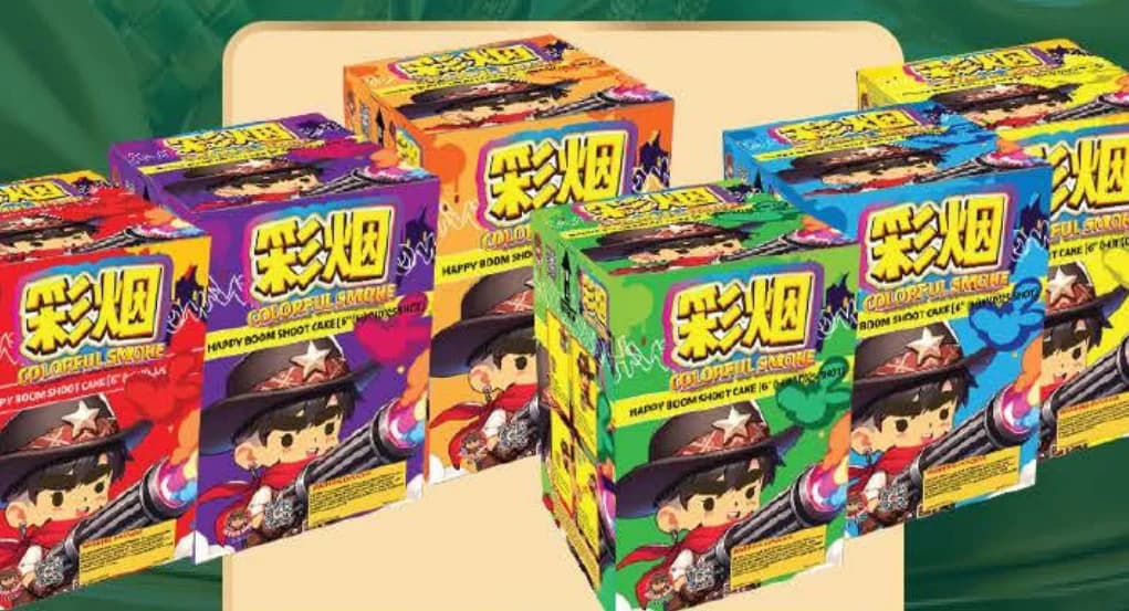 25 SHOOT CAKE COLOUR 6 COLOR MIX