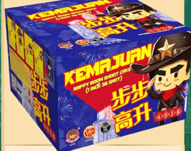 4 INCI 36 SHOOT CAKE PLASTIC