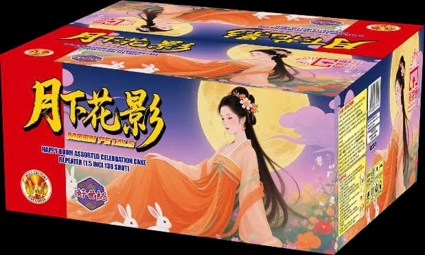 MOON PETALS (FAN SHAPE / COLOUR BOX)